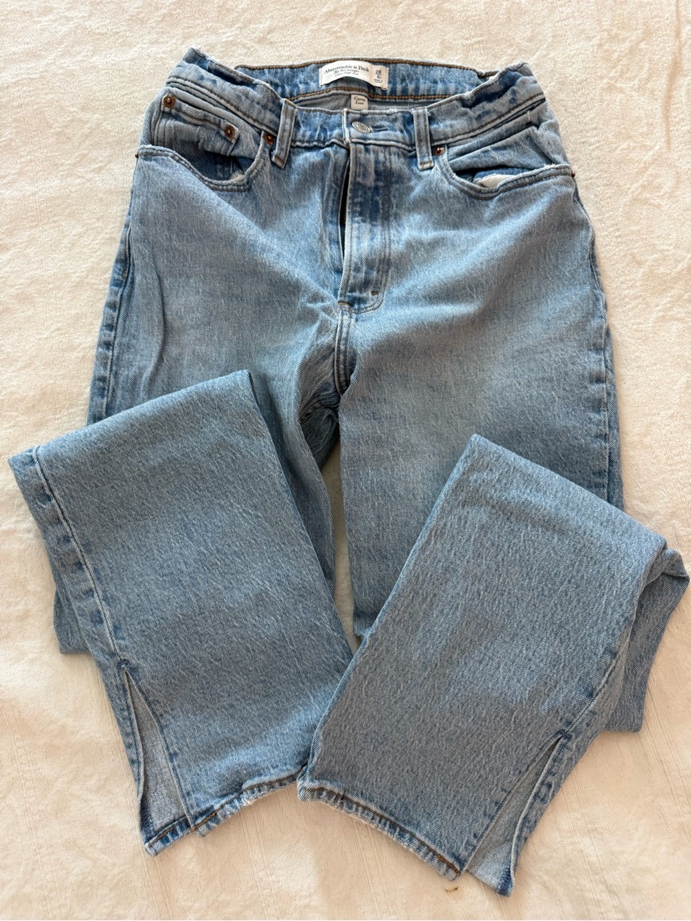 Abercrombie & Fitch Light Blue Women's Straight Jeans